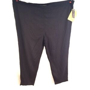 Global Illusions Size 3X Black Pull On Pants QVC